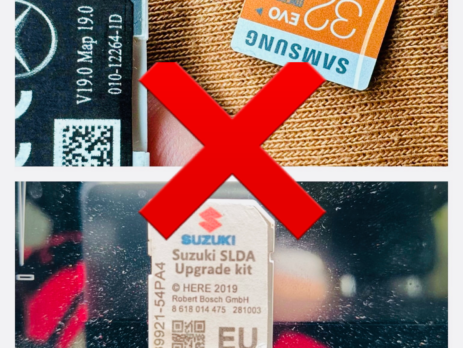 Opatrenia proti neoriginálnym a falzifikačným SD kartám pre aktualizáciu máp. Dôležité upozornenie a rady na ochranu vášho vozidla. Zabezpečte si autentické karty od dôveryhodných zdrojov.